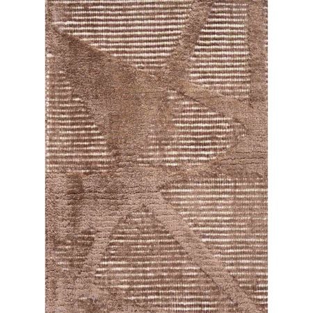 Sepia Wool Silk Handmade Rug